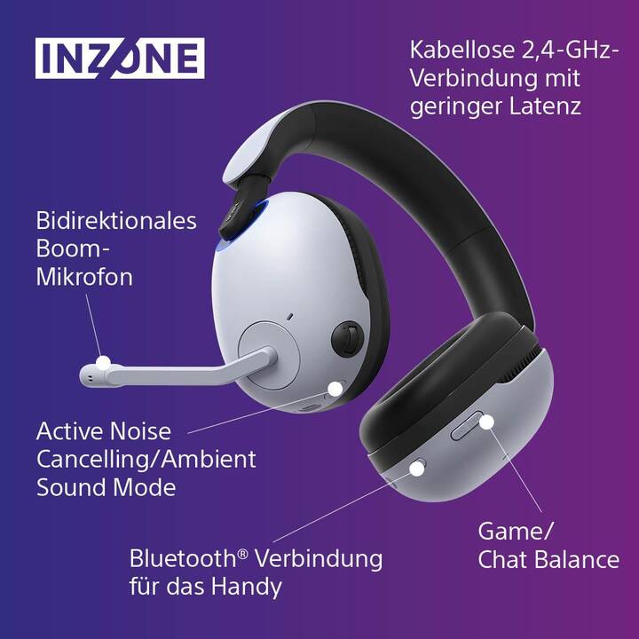 SONY Gaming Headset INZONE H9 (Over-Ear)