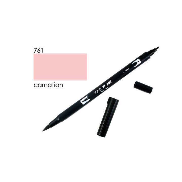 TOMBOW Dual Brush carnation Crayon feutre (Pink, 1 pièce)