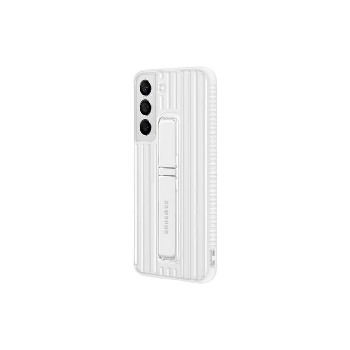SAMSUNG Backcover Protective Standing Cover (Galaxy S22 5G, Weiss)