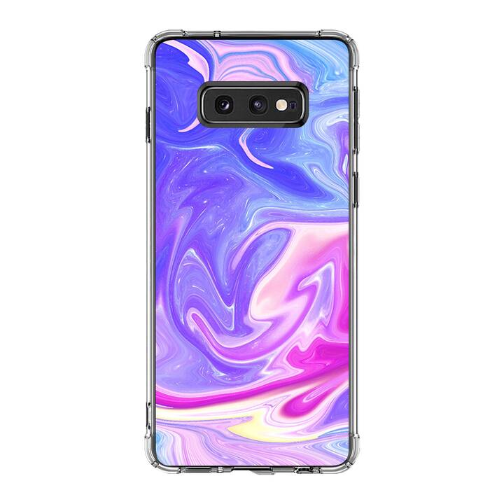EG coque pour Samsung Galaxy S10 6.1" (2019) - violet - mélange de peinture