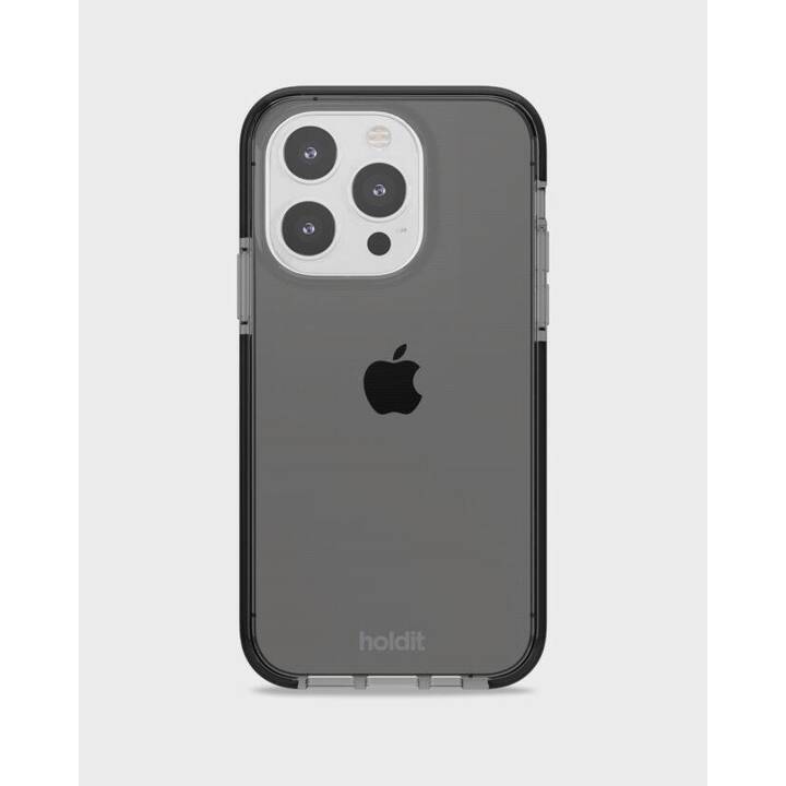 HOLDIT Backcover Seethru (iPhone 14 Pro, Black)