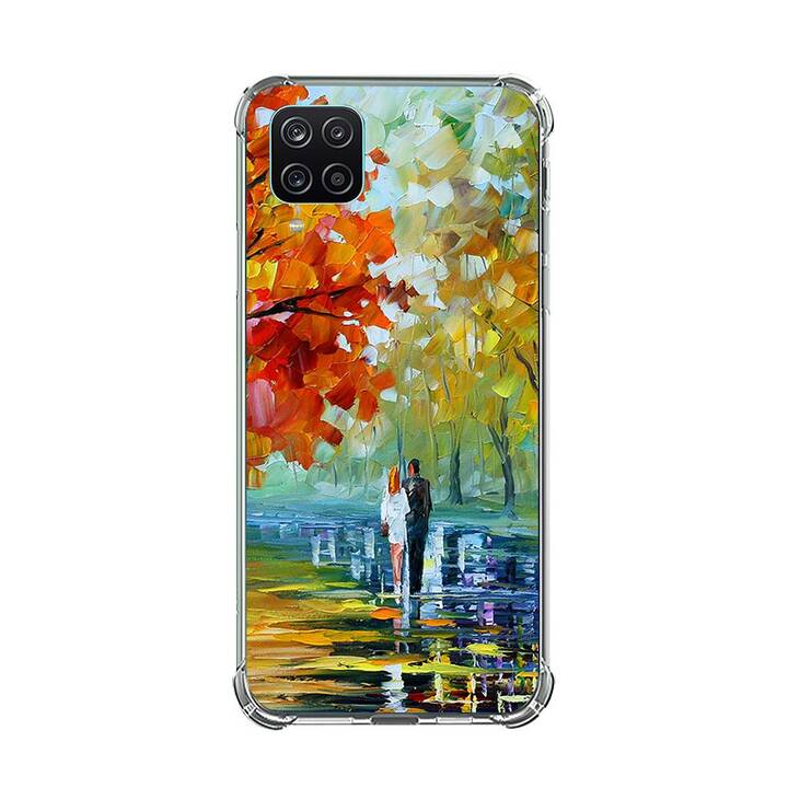 EG Backcover (Galaxy A22 5G, Paesaggio, Arancione)