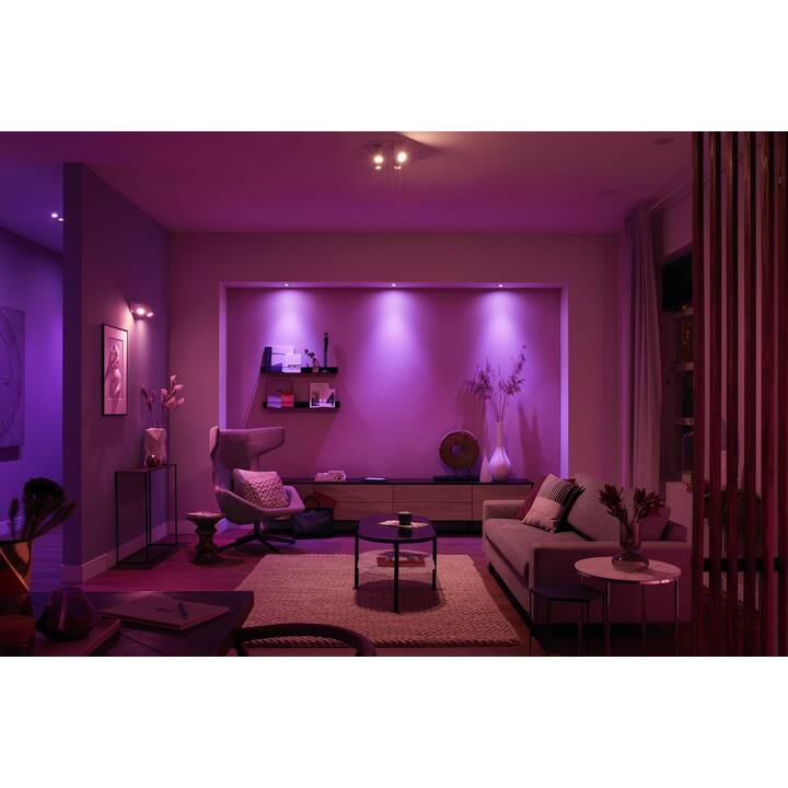 PHILIPS HUE Lampadina LED White & Color Ambience GU10 (GU10, ZigBee, Bluetooth, 5.7 W)