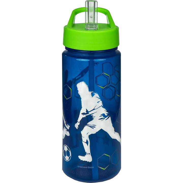 SCOOLI Bottiglia per bambini Team Player (500 l, Verde, Blu)