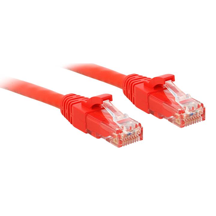 LINDY 48038 câble patch 15 m Rouge