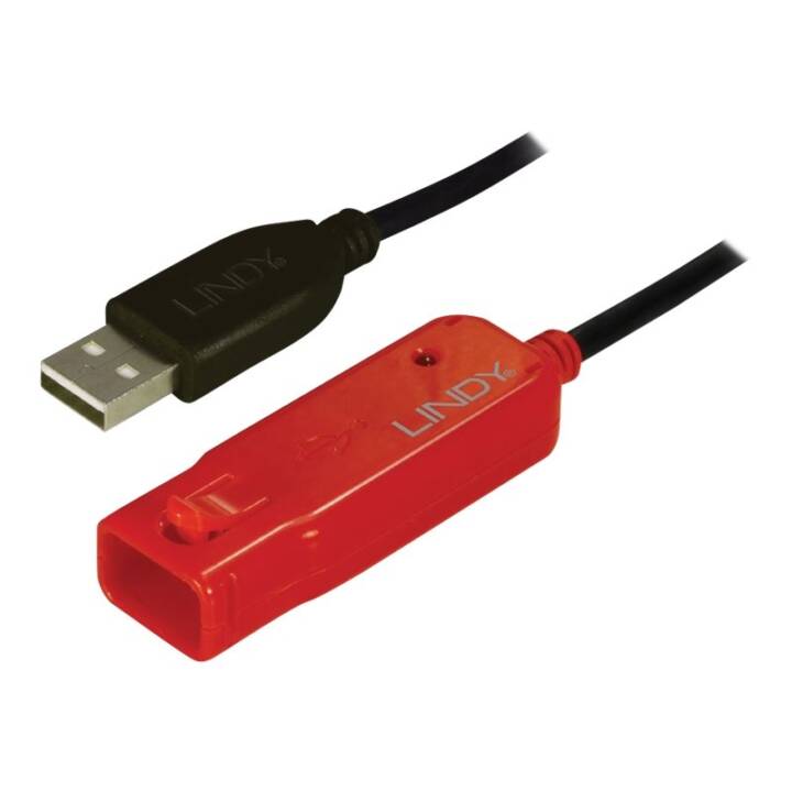 LINDY USB-Kabel (USB 2.0 Typ-A, USB 2.0 Typ-A, 8 m)
