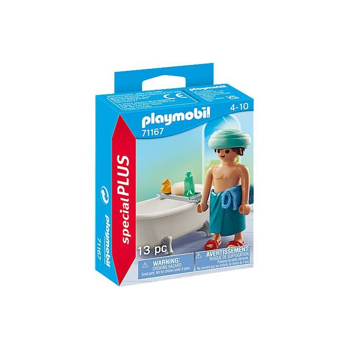 PLAYMOBIL Playmobil Special Plus Mann in der Badewanne (71167)