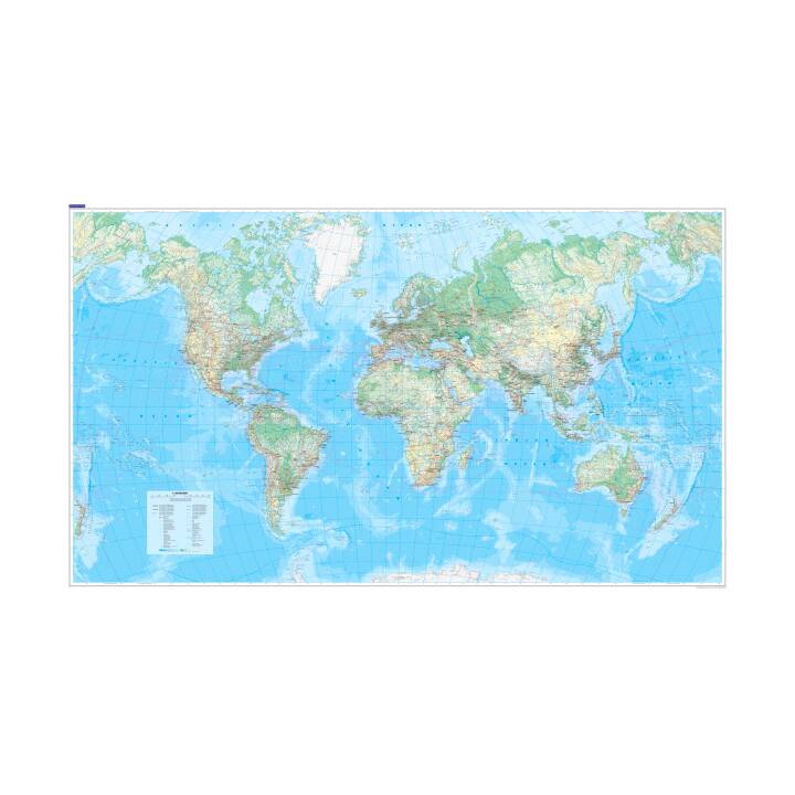 Plano-Weltkarte