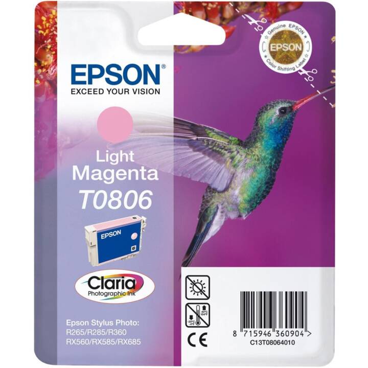 EPSON T0806 (Magenta, Light Magenta, 1 pièce)