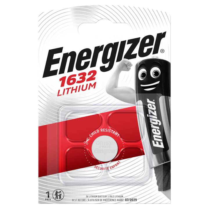 ENERGIZER Batterie (CR1632, 1 pièce)