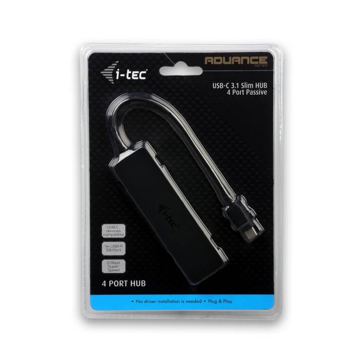 HUB I-TEC USB-C Slim a 4 porte USB-C Slim