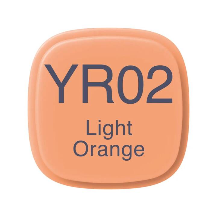 COPIC Marcatori di grafico Classic YR02 Light Orange (Arancione brillante, 1 pezzo)