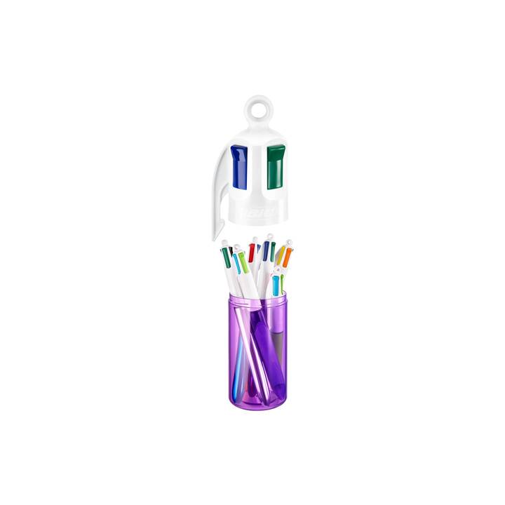 BIC Penna a sfera 4 Colours Mega Case (Multicolore)