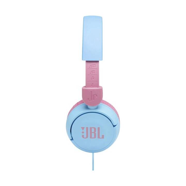 JBL BY HARMAN JR 310 Casque d'écoute pour enfants (On-Ear, Bleu clair, Rose)