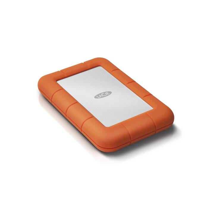 LACIE Rugged Mini (USB Typ-C, 4 TB, Orange)