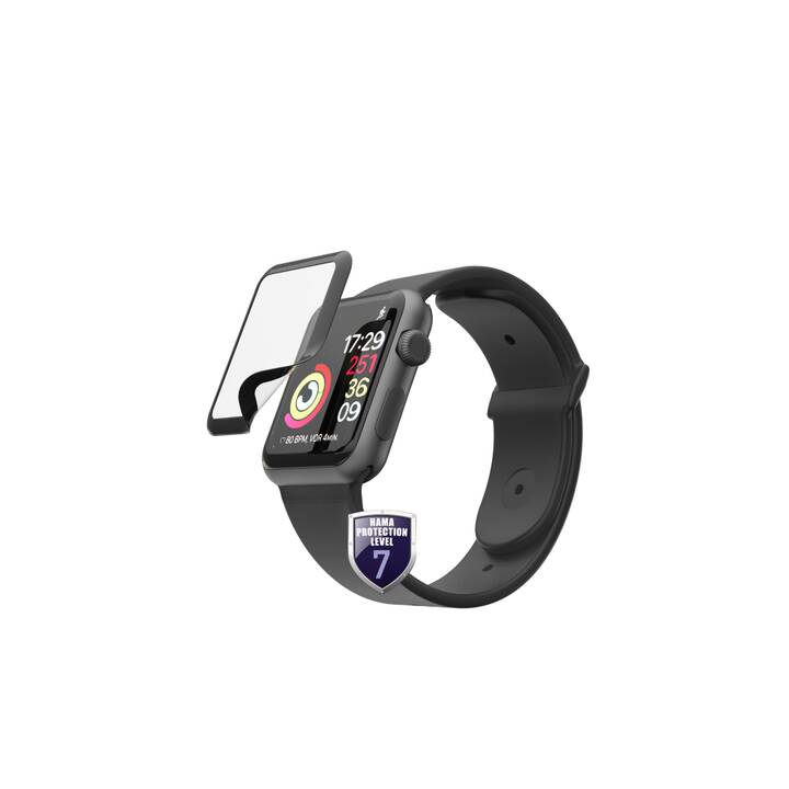 HAMA Hiflex Apple Watch 7, 45 mm Schutzfolie (Apple Watch 45 mm, Transparent)