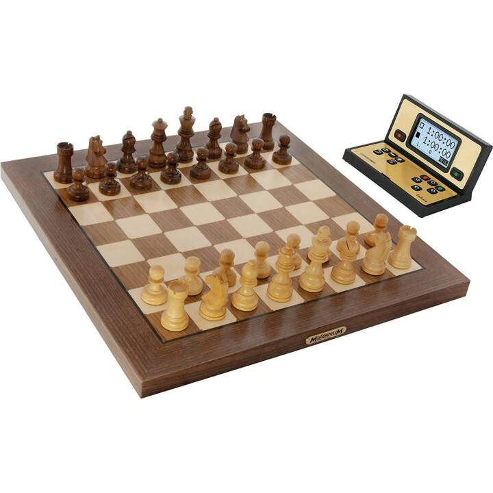 MILLENNIUM PLAY ChessGenius Exclusive M820 Ordinateur d'échecs (Brun, Blanc, 1 pièce)