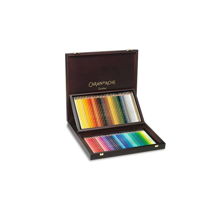 CARAN D'ACHE Crayons de couleur Prismalo Aquarelle (Multicolore, 80 pièce)