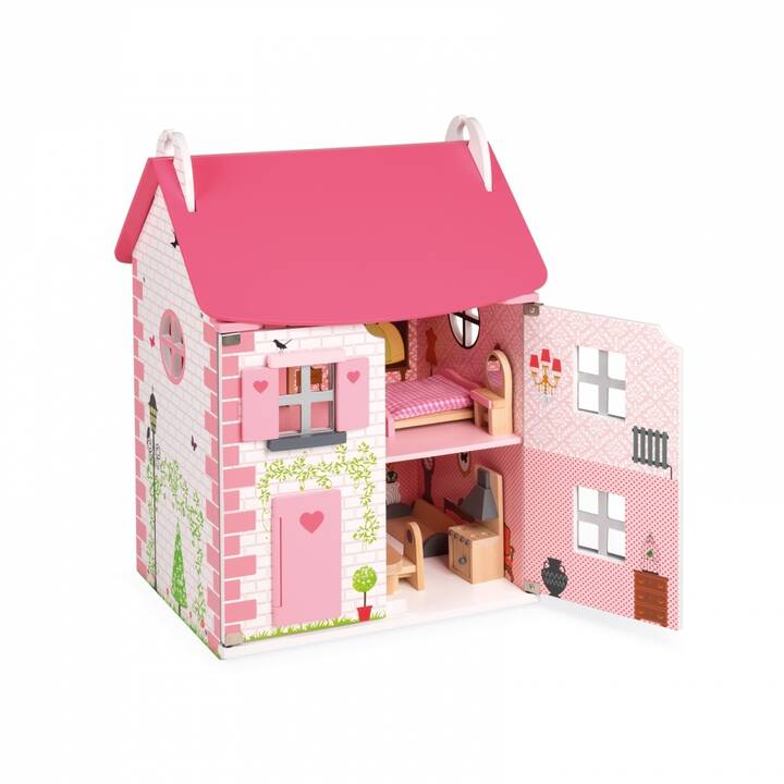 JANOD Mademoiselle J06581 Maison de poupée (Pink)