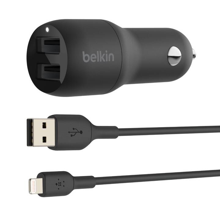 BELKIN Chargeur auto Boost (24 W, Allume-cigare, USB de type A)