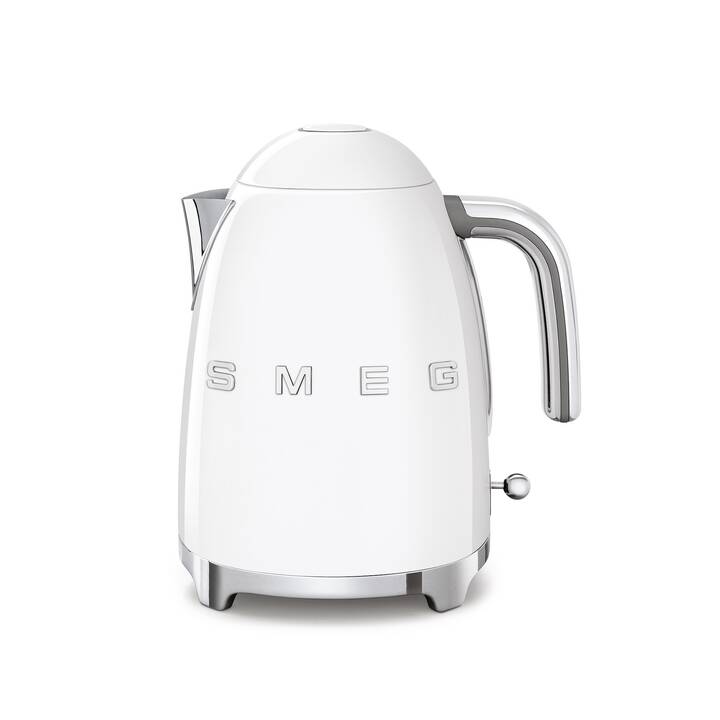 SMEG 50'S Retro Style (1.7 l, Acier inox, Blanc)