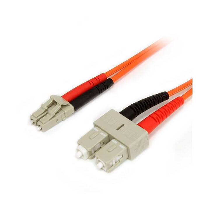 STARTECH.COM Multimode 62.5/125 Cavo patch Duplex FO LC - SC - SC - cavo di rete in fibra ottica - cavo di rete - 1 m