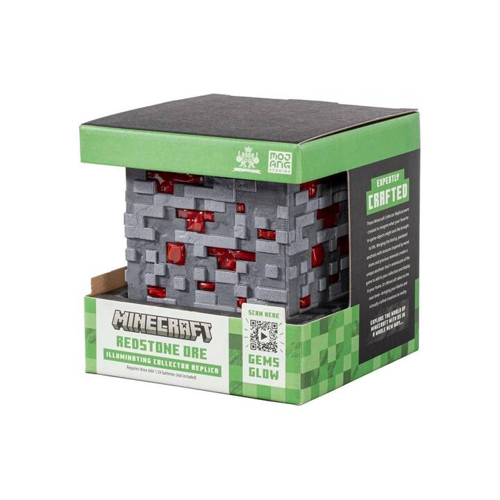 PALADONE Éclairage d'armoires  Minecraft Illuminating Redstone Ore Cube  (Multicolore)