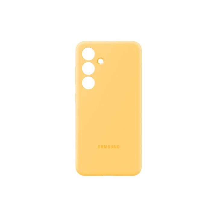 SAMSUNG Backcover Silicone (Galaxy S24+, Giallo)