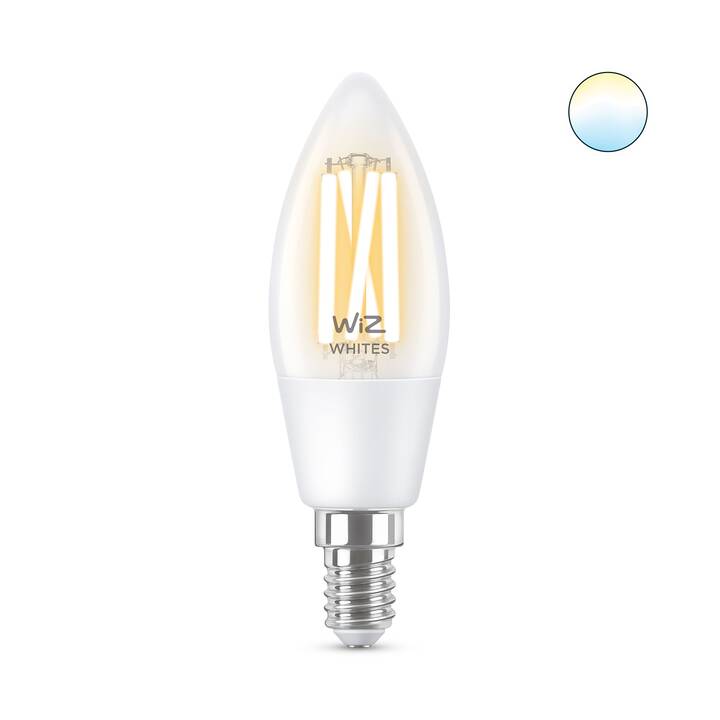 WIZ LED Birne B35  (E14, WLAN, 4.9 W)