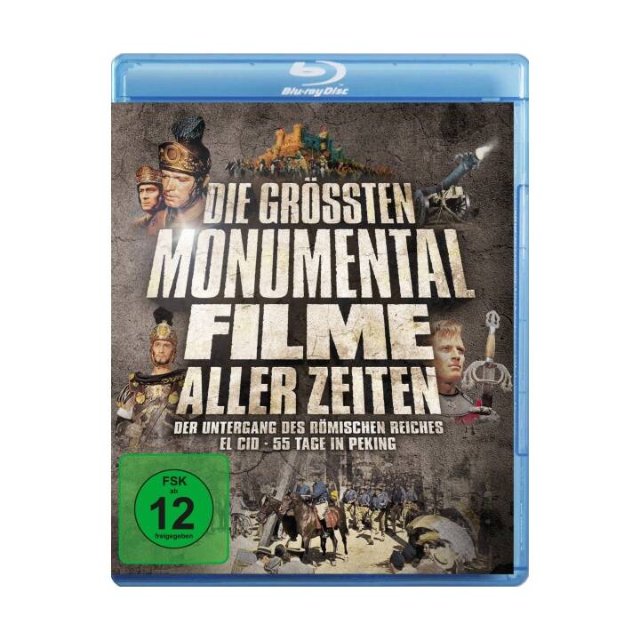 Die grössten Monumentalfilme aller Zeite (EN, DE)