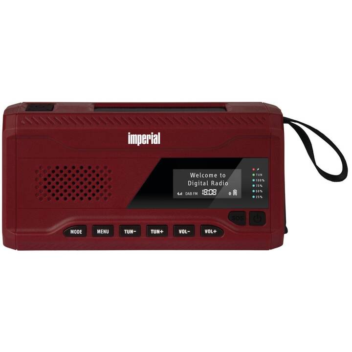 IMPERIAL Dabman OR 2 Radio digitale (Rosso neon)