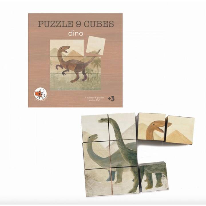 ROBERT KUHN Dino Cubo puzzle (9 x)