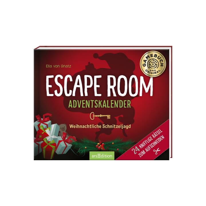 ARS EDITION Calandrier d'Advent livres Escape Room