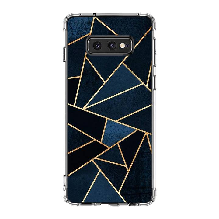 EG custodia per Samsung Galaxy S10e 5.8" (2019) - blu - geometrica