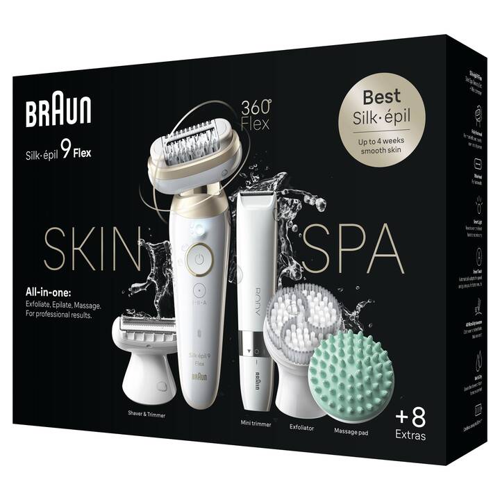 BRAUN Silk-épil 9-481 3D SkinSpa Depilatore