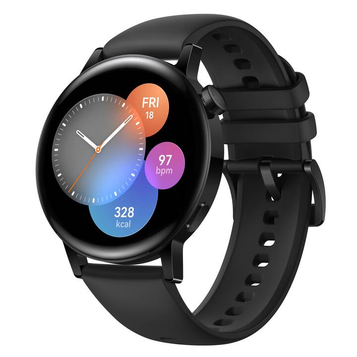 HUAWEI Watch GT 3 (42 mm, Plastica, Acciaio Inox)