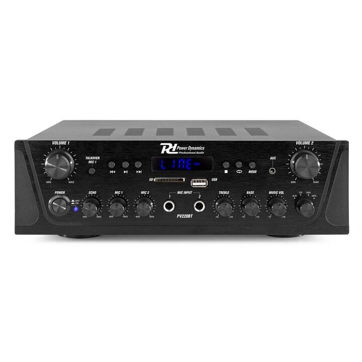 POWER DYNAMICS PV220BT (Amplificateur de stereo, Black)