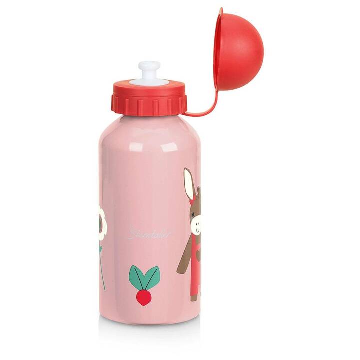 STERNTALER Kindertrinkflasche Emmily (0.4 l, Rot, Pink, Rosa, Mehrfarbig)
