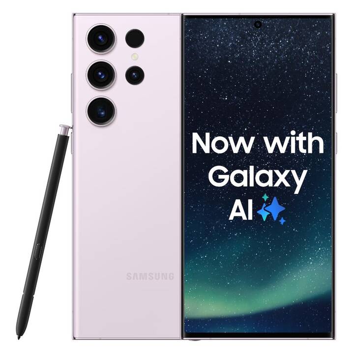 SAMSUNG Galaxy S23 Ultra (5G, 256 GB, 6.8", 200 MP, Lavender)
