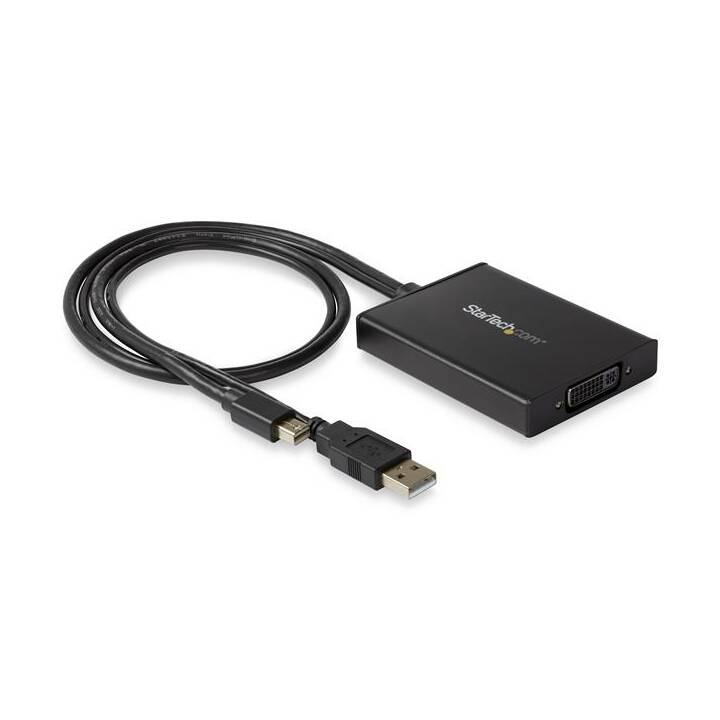 STARTECH.COM Adaptateur (Fiche Mini DisplayPort, USB Type-A, DVI-I, 0.358 m)
