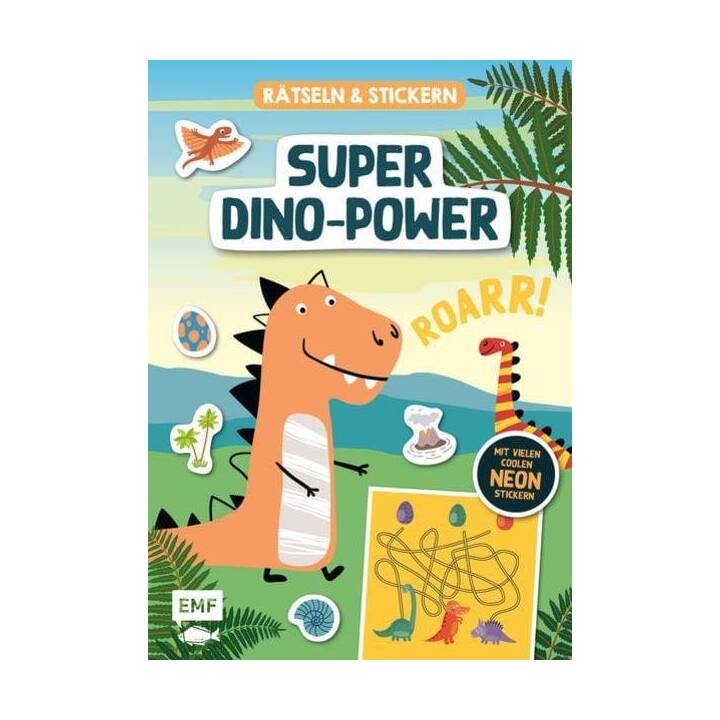 Rätseln und Stickern - Super-Dino-Power