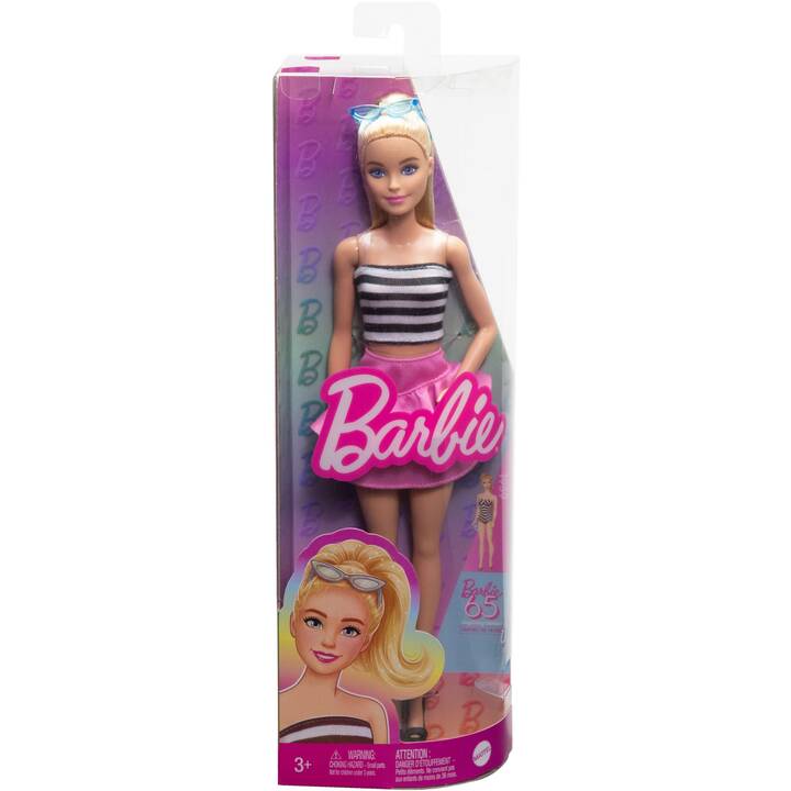 BARBIE Barbie Fashionista noir et blanc