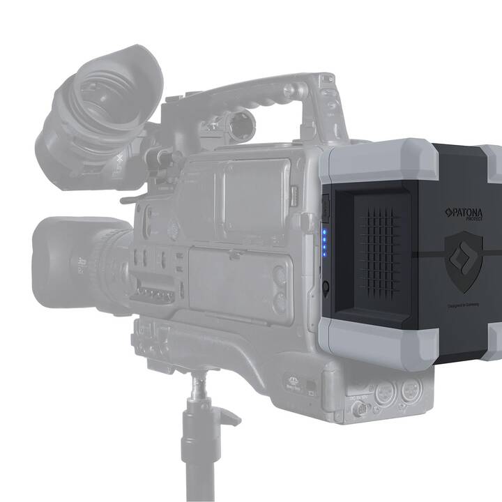 PATONA Sony JVC AJA Canon Panasonic Blackmagic Arri Anton Bauer V300-PD100 Accumulatore per camere (Agli ioni di litio, 20400 mAh)