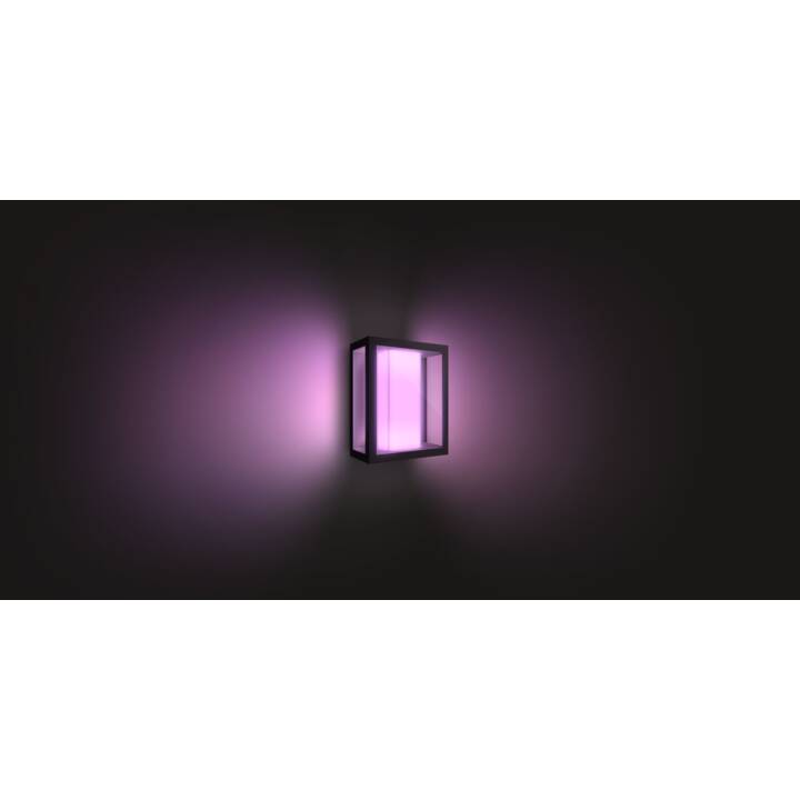 PHILIPS HUE Lampada da parete Impress (LED, 16 W, Nero)