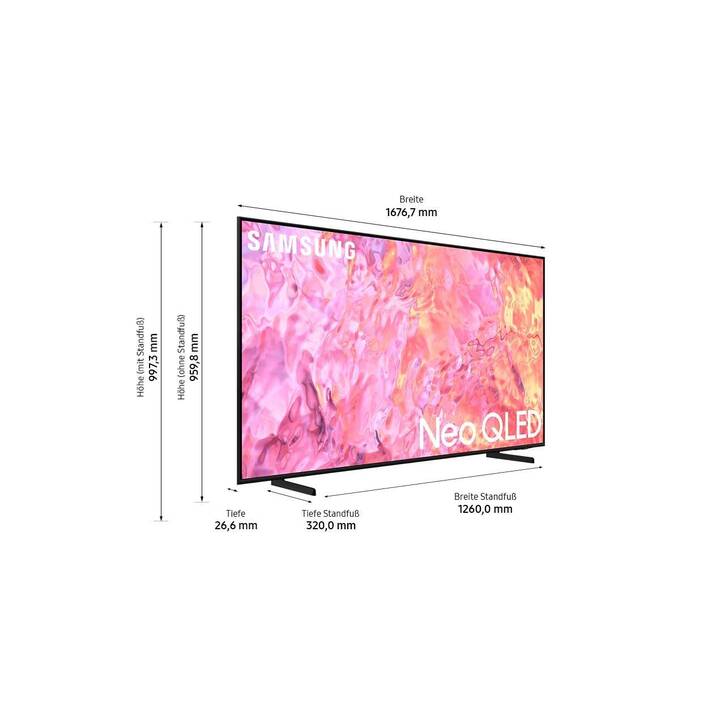 SAMSUNG QE75Q60C Smart TV (75", QLED, Ultra HD - 4K)