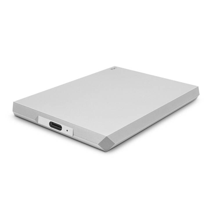 LACIE Mobile Drive (USB Typ-C, 1 TB, Silber)