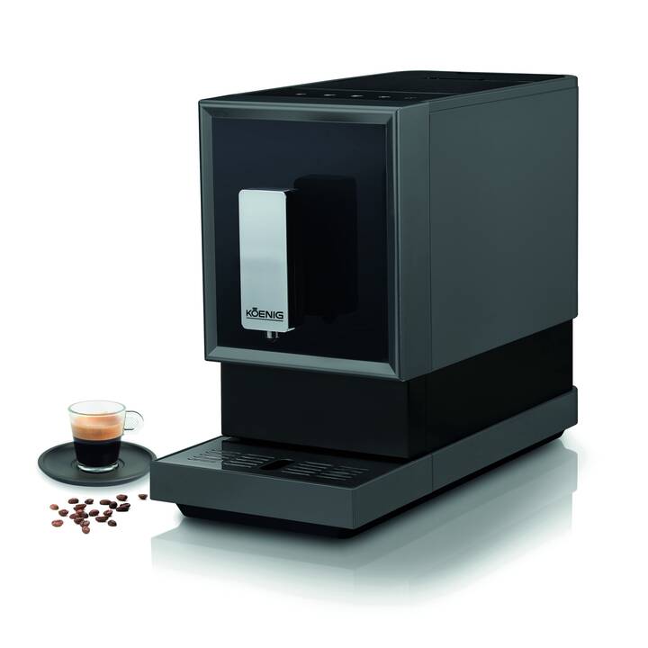 KOENIG Finessa Black Cube (Schwarz, 1.2 l, Kaffeevollautomat)