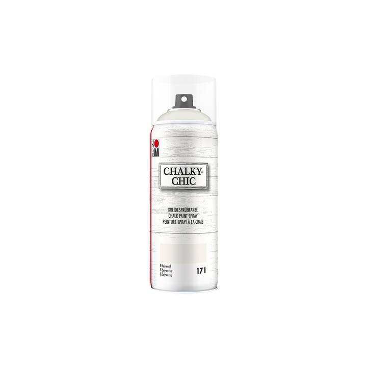 MARABU Spray colore Chalky-Chic (400 ml, Argento, Bianco)