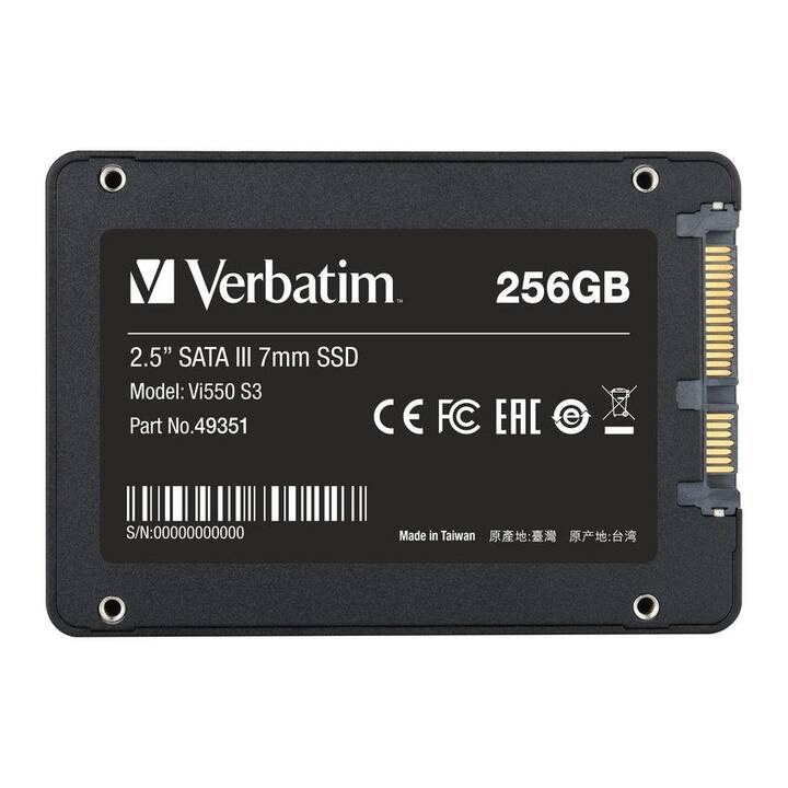 VERBATIM Vi550 (SATA-III, 256 GB)