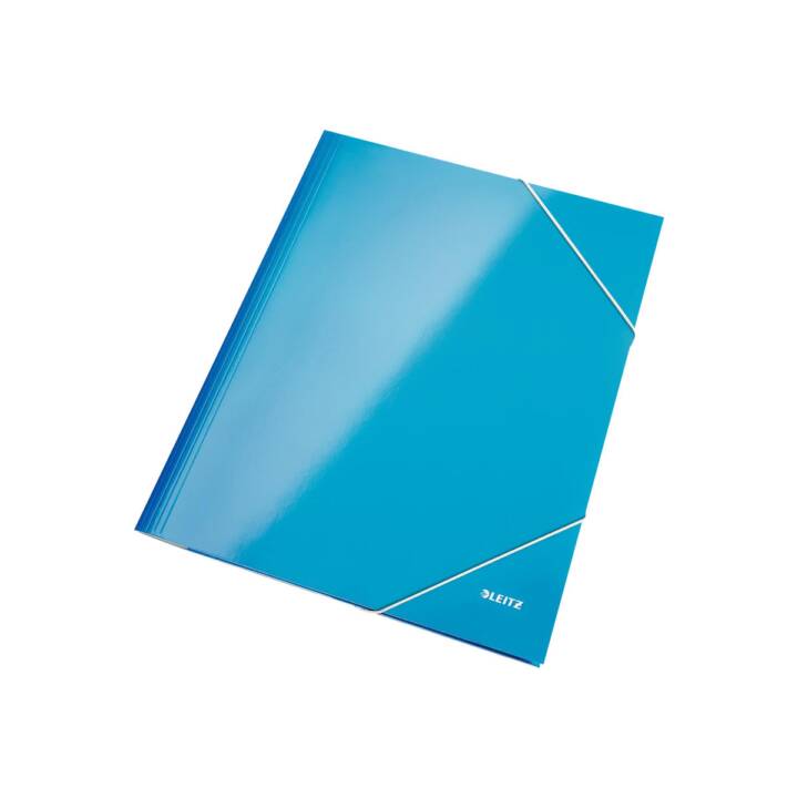 LEITZ Cartellina con elastico (Blu, A4, 1 pezzo)